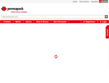 Tablet Screenshot of permapack.ch